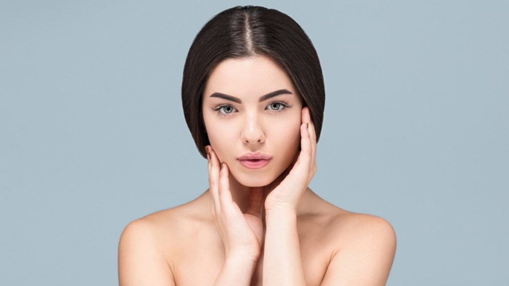 contour de la mâchoire