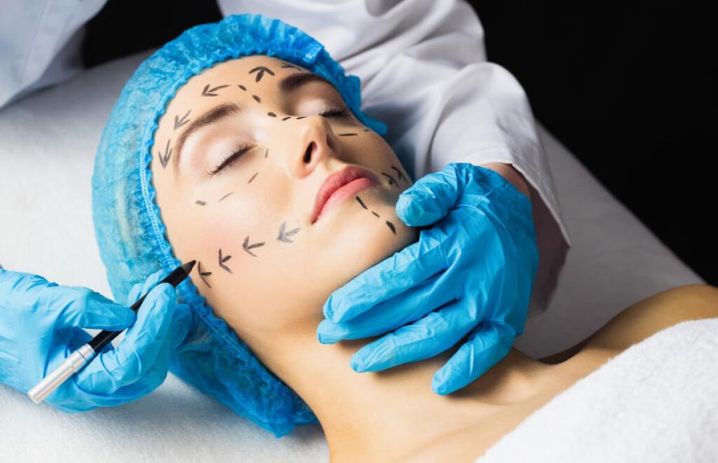 féminisation du visage