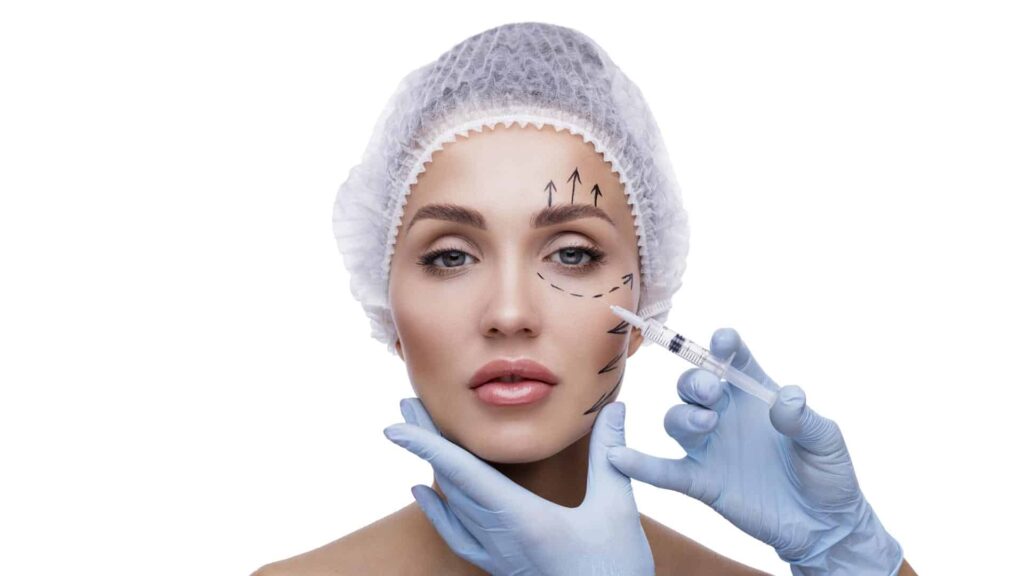 féminisation du visage