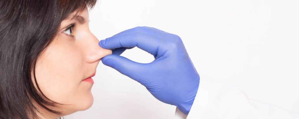 кончик носа